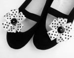 Polka dot black&white
